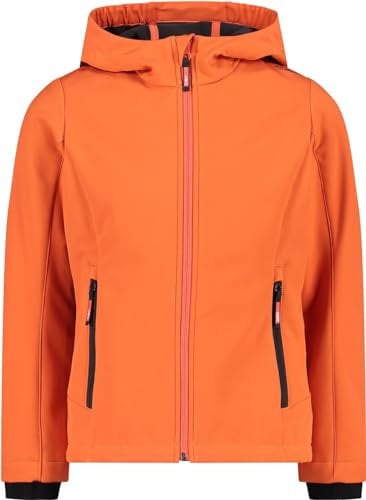 CMP - Softshelljacke für Kinder, Campari-Anthrazit, 104