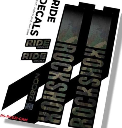 Ride Decals RockShox Recon Silver Boost MY21 (Model Year 2023) - Camo Matte
