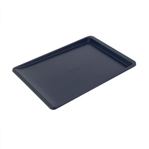 KitchenAid Antihaftbeschichteter Keksschieber mit verlängerten Griffen für einfachen Halt, aluminisierter Stahl für gleichmäßiges Backen, Tintenblau, spülmaschinenfest, 33 x 45,7 cm