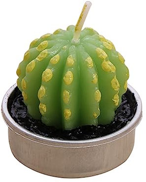 Cabilock Candela Cactus Cera Mini Artificiali Per Decorazioni e Anniversari Scented e Smokeless Design Per Rilassante