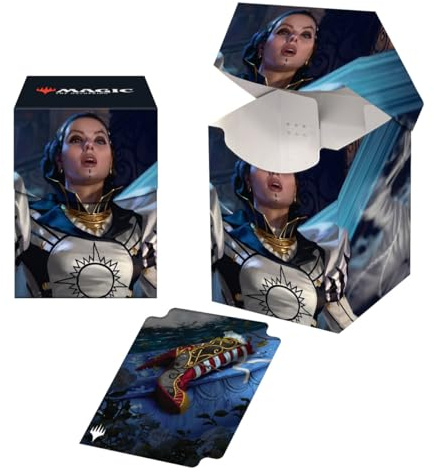 Ultra Pro - MTG Murders at Karlov Manor 100+ Deck Box Teysa, Opulent Oligarch for Magic: The Gathering - Sleeved MTG cards, Sized to Fit Standard Size Cards