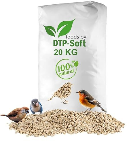 Graines de tournesol pelées - Nourriture pour oiseaux sauvages (20 kg)
