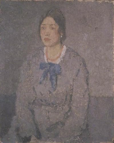 GerRit Leinwandbilder, Poster, 58 x 90 cm, ohne Rahmen, Frau mit Korallenhalskette, Gwen John