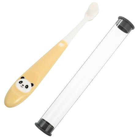 minkissy 1Stk Panda-Zahnbürste für Kinder Zahnbürsten für Kinder zahnbürste Handzahnbürste Putzsachen Reisezahnbürste Werkzeug zur Zahnpflege Kinderzahnbürste Sanft Reinigungsbürste pp