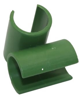 50PCS Feste Kreuz Clip for 8/11/16/20mm Anlage Unterstützung Stange Kunststoff Garten Säule feste Klemme Rattan Stent Zubehör (Size : 11 x 22 mm)