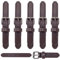 GORGECRAFT 6 Set PU Leder Druckknöpfe Mit Knebelverschluss Zum Aufnähen Mantelschnalle Kokosnussbraun Großer Verschluss Gürtel Ersatz Metallknopf Clips Verschluss Für Umhang Reisejacke Nähen