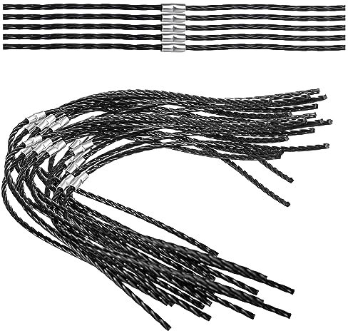 XIAQICA 20 Pezzi F016800431Filo Decespugliatore Indistruttibile Tagliabordi per decespugliatore AFS 23-37 Nero Filo Ricambio 37 cm × 3,5 mm accessorio per decespugliatore