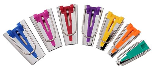 MOONDAME Stoff Schrägband Maker Werkzeug Nähen Quilten Werkzeug 6mm 9mm 12mm 15mm 18mm 21mm 25mm Band Maker Werkzeug Set Für Nähen