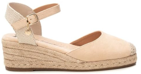 XTI - Alpargatas Mujer Beige - Calzado Cómodo y Versátil - Moda casual - Modelo 14410402 (Talla 39)