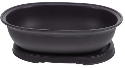 BEBEMOKO Planta De Bonsái Maceta Decorativa Macetas Pequeñas para Plantas De Interior De Jardín con Platillo De Interior para Hogar y Jardín