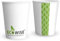 Disposable Paper Cups for Hot & Cold Drinks - 50pcs White 7oz/200ml, Ecofriendly Party Cups for Cafe, Home, Office or Outdoors - Coffee and Water Drinking Cups