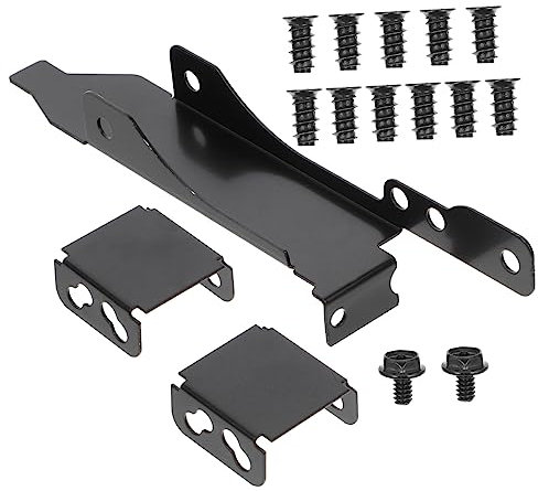 Angoily Black Computer Cooling Bracket Dual Fans Easy Install Slot for Video Card