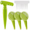 CATOR 12 Pcs Herramienta Sembradora, Herramientas Siembra, Sembradora Manual de Plantas, Dispensador de Semillas, Etiquetas Planta, Ayudas para el Cultivo de Suculentas y Plantas de Jardín