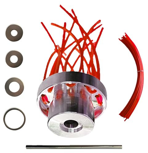 Yoedge Unkrautbürste Freischneider-Mähen & Pflaster reinigen,Freischneider Aufsatz Unkraut inkl. 30m Faden,Schonende und effiziente Wildkrautbürste für Motorsense