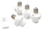 Wrtysully Presa Luce E27 Adattatore Presa Lampadina ZigBee Smart Light Holder WIFI Presa Luce Voce Intelligente Bianca