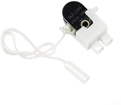 Pull Cord Switch for Home Lighting Compatible with Table, Floor, and Wall Mounted Lights
