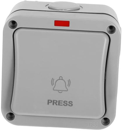 Cabilock Botón de Puerta de Garaje Pulsador de Pared para Control de y Baños Interruptor de Exterior para Abridores Automáticos