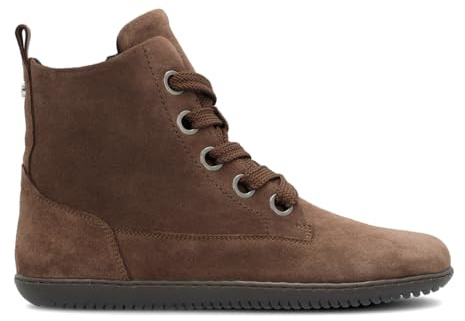 GROUNDIES® Salzburg Women - Damen Barfußschuh/Schnürstiefel/Boots (brown, EU Schuhgrößensystem, Erwachsene, Numerisch, M, 40)