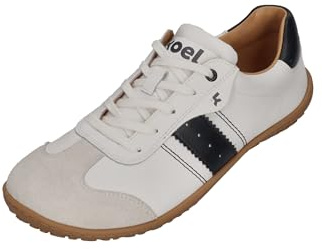 KOEL Damen Barefoot Sneakers ILA NAPA Suede 3.0 Off White Black