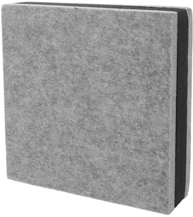 LIFKICH Acoustic Speaker Pads 20X20X5.2Cm Grey Insulation Panels for Monitor Loudspeakers Drum Kit Soundproofing