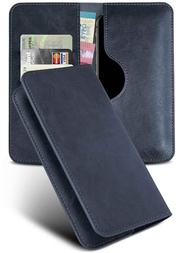 moex Purse Case für Xiaomi 15T Pro Handytasche mit Geldbörse, Klapphülle aus PU Leder mit Kartenfach, Flip Case Schutzhülle 360 Grad Rundumschutz Booklet Lederhülle, Blau