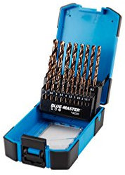 Blue-Master PC6010 - Estuche ABS (19 Brocas HSS Cobalt, diámetro de 1 a 10 mm)