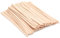 ANTETOK Palitos para remover café y té, hechos de madera de abedul, desechables, suaves, para bebidas calientes, 100 unidades, 19,05 cm, 190 mm, sin envoltura