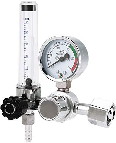 GOTOTOP Professional 0-25MPa Argon Meter Pressure Regulator Gauge for Weld Mig Tig Welding G5/8