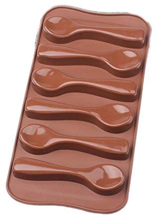 Aeromdale Silicone Spoon Shape Chocolate Cake Mould Sugar Candy Decorating Baking Mold Ice Cube Tray Mould Mold