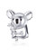Koala Charm-Anhänger, Tierzoo-Kollektion, 925er-Sterlingsilber für Pandora-Armbänder und Halsketten