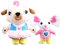 uiuoutoy Chip and Potato Plüschtiere Weiche Stofftiere Hund und Maus Plüschpuppe für Kinder (Hund & Maus)