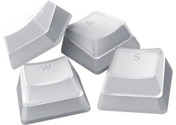 Razer Phantom Keycaps - Pudding Keycap Upgrade Set Optomechanical Switches de Razer (translúcido, 128 Tapas, Herramienta de extracción y estabilizadores) US & UK Layout | Mercury