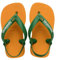 Havaianas Baby Brasil Logo Ii, Infradito Unisex - Bimbi 0-24, Orange Citrus, 25/26 EU