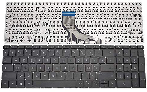 KinPower Clavier Azerty Français Compatible avec HP Pavilion Gaming 15-EC Series sans Rétroéclairage
