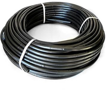 Jardin202 - Tuberia de Riego por Goteo 16 mm | con goteros a 33 cm | Negra | Rollo de 400 Metros -