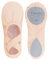 tanzmuster ® Ballettschuhe Mädchen Ballettschläppchen - Leon - 100% Baumwolle, elastischer Saum, Geteilte Ledersohle, Ballett-Rosa, Größe 32