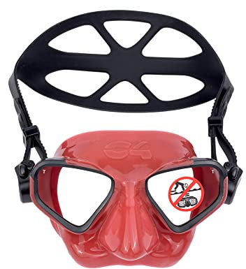 C4 Falcon Professionelle Tauchmaske für Apnoe und Tiefenfischen