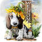 UNIQUORS 5D DIY Diamant Painting, Diamond Painting Erwachsene Blumen, Diamant Malerei Bilder Kinder Hund Vollbohrer Kit, Wohnzimmer Schlafzimmer Büro Wand Décor(35x35cm)