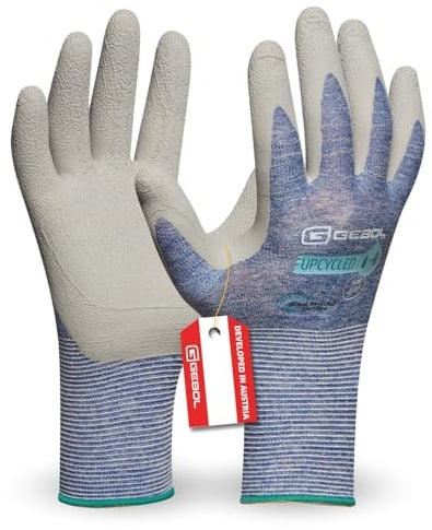 Gebol Upcycled Sensitive Arbeitshandschuhe, Gr. 11/XXL, rutschfest | Für Werkstatt, Montage & KFZ, sicherer Halt bei jedem Griff, feines Tastgefühl, angenehme Passform