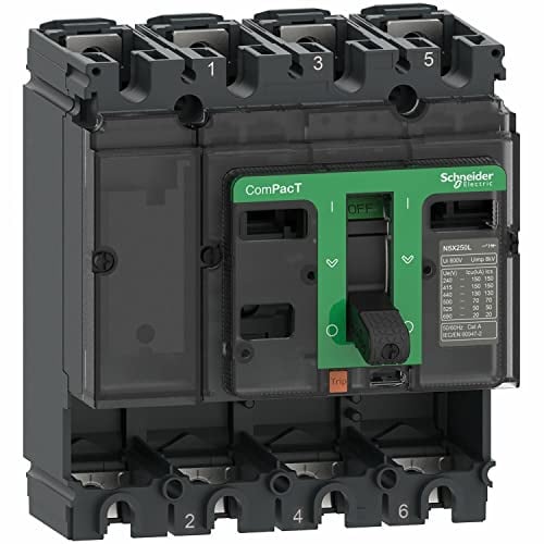 Schneider Electric ComPacT der neuen Generation NSX160S, Leistungsschalter MCCB 4-polig, 160A, Fest