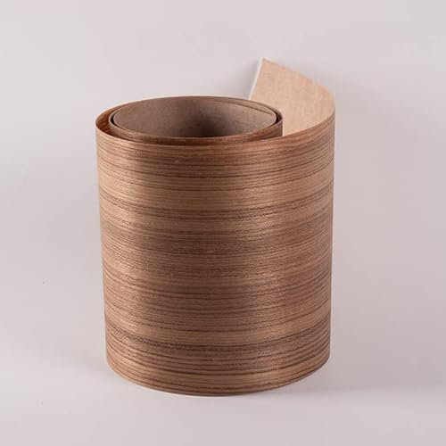 Teak Naturale (Grana Dritta) impiallacciatura Sottile Fatto a Mano Fai da Te in Legno massello Pannello Decorativo Altoparlante Pelle rinnovamento 1 Rotolo