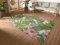 HANSE Home Alfombra tropical para interior y exterior, tejido plano, diseño de palmeras florales, certificado Öko-Tex, resistente a la intemperie y a los rayos UV, para balcón, terraza, jardín, salón,