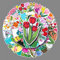 Tulpen-Aufkleber, 50 Stück, niedlich, trendige Blumen-Aufkleber für Wasserflasche, Skateboard, Gepäck, Laptop, Scrapbook, Telefon, Auto, Fahrrad, Motorrad, Stoßstange, Vinyl, Mädchen, Erwachsene
