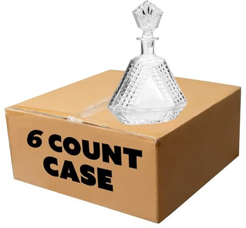 Whiskey Decanter - Triangle - 680ML,Case of 6