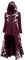 GFPGNDFHG Frauenkleid Hema Cosplay Kostüm Langarm-Retro-Gothic-Kleidung Kleid Für Brautmutter Halloween Viktorianisches Kleid Damen - Mittelalter Kleidung Prinzessin Ballkleid Regency Kostüm mit
