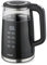 Feel Maestro Hervidor MR-049 Negro Transparente Cristal Vidrio de Borosilicato 2200 W 1,7 L
