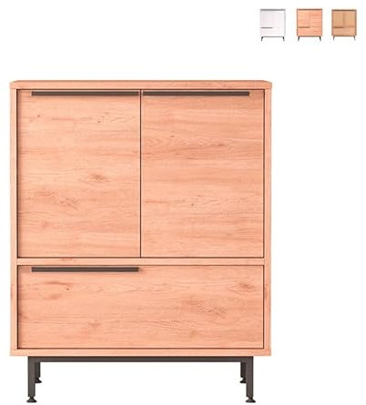 Produce Shop Mehrzweckschrank Küchenschrank 3 Türen Holz 75x36x90cm Thaon - Natur