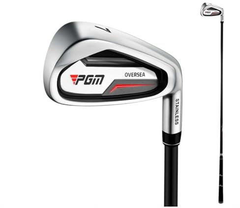 GRASKY Fer de golf avec tige en carbone/acier pour droitier, n° 5/6/7/8/9/P/S Fer de club de golf, centre de gravité bas pour homme et femme, #9 (homme), avec tige en carbone)