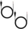 2-Pack USB 2.0 Male to 2-Pin Bare Wire Cables, 1M Length, DIY USB Power Data Cable for Custom Installation and Repairs, Pure Copper Conductor, High-Speed Data Transfer up to 480Mbps