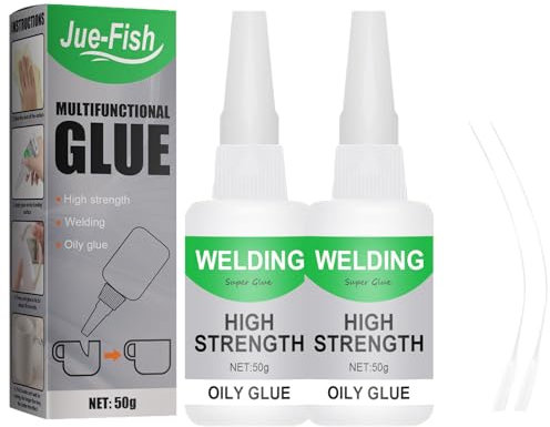 Super 2024 Upgraded Multi-Function Leak Sealing Welding Glue - Leather, Metal, Plastic, Wood, Ceramic - High Strength Oily Glue (2PCS)
